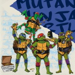 Ninja Turtles-lautasliinat 33x33cm 20kpl