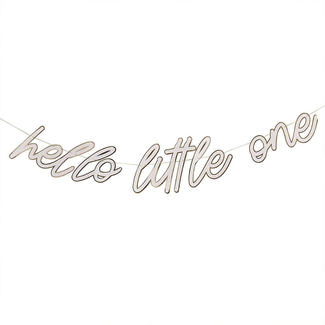 Tekstibanneri hello little one 2m - Image 2