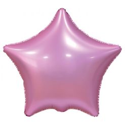 Metallic pink star-foliopallo 46cm