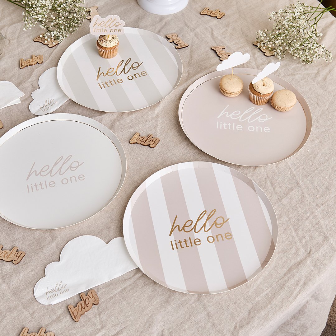 Isot lautaset hello little one 8kpl - Image 2