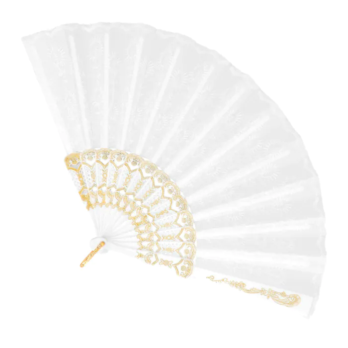 Fan Granada White -viuhka