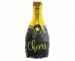 Foliopallo Shampanjapullo- cheers 35 x 76 cm
